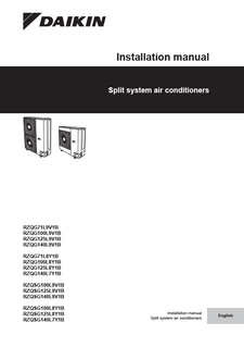 RZQG-L9V1, RZQG-L8Y1, RZQSG-L3-9V1, RZQSG-L8Y1_4PEN385521-1C_2019_04_Installation manual_English download